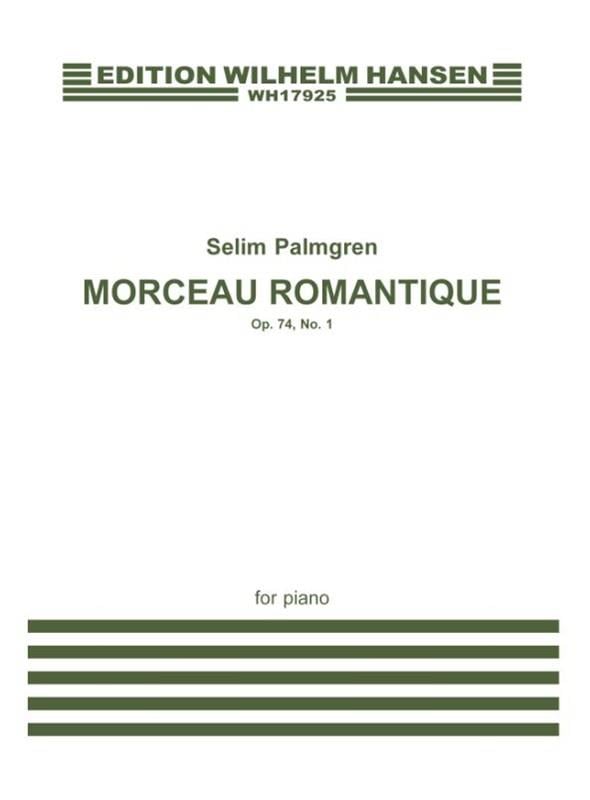 Morceau Romantique Op. 74 No. 1